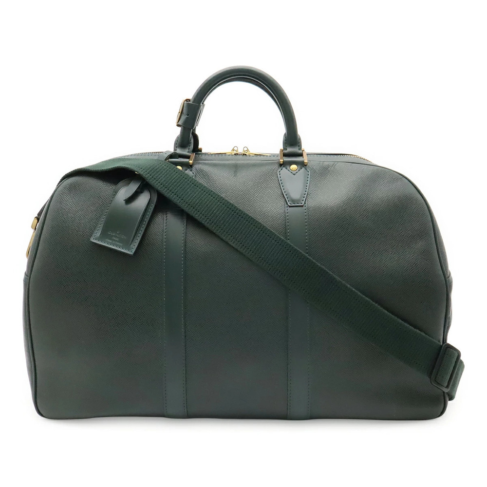 LOUIS VUITTON Taiga Kendall Boston Bag Travel Shoulder Epicea Green